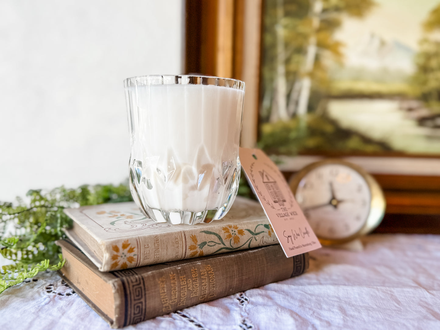 Vintage Glass Candle - Patchouli