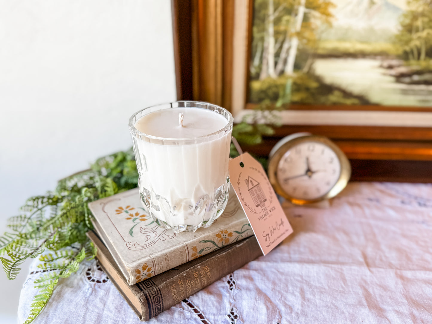Vintage Glass Candle - Patchouli