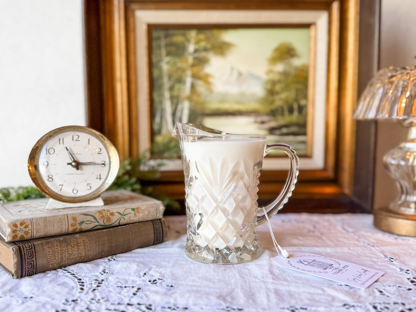 Vintage Tall Creamer Candle - Grandma's Zucchini Bread