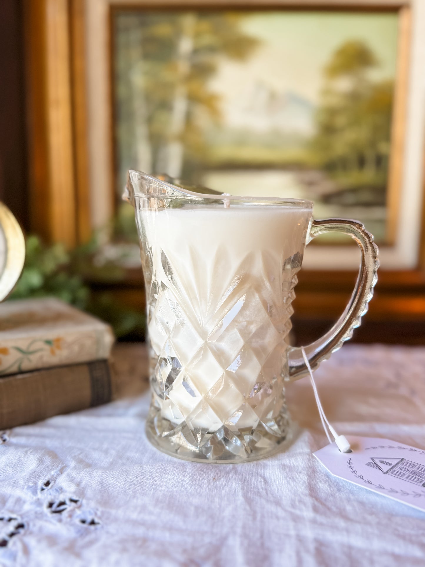 Vintage Tall Creamer Candle - Grandma's Zucchini Bread