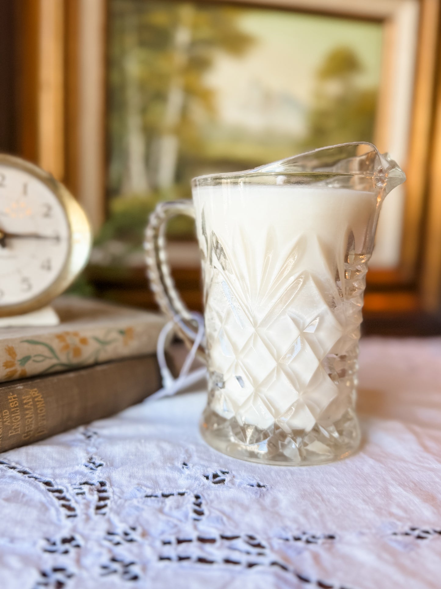 Vintage Tall Creamer Candle - Grandma's Zucchini Bread