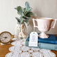 Vintage Jeanette Glass Sugar Bowl Candle - Fresh Clothesline