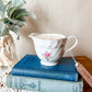 Vintage Creamer Candle with Pink Florals - Fresh Clothesline