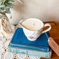 Vintage Creamer Candle with Pink Florals - Fresh Clothesline