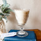 Vintage Glass Goblet Candle - Nag Champa