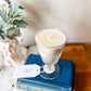 Vintage Glass Goblet Candle - Nag Champa