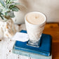 Vintage Glass Goblet Candle - Nag Champa