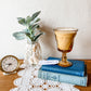 Vintage Amber Glass Candle - Sherlock's Study