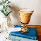 Vintage Amber Glass Candle - Sherlock's Study