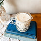 Vintage Glass Creamer Candle - Sherlock's Study