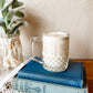 Vintage Glass Mug Candle with Square Handle - Palo Santo