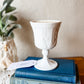 Vintage Colony Milk Glass Goblet Candle - Oakmoss & Amber