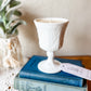 Vintage Colony Milk Glass Goblet Candle - Oakmoss & Amber