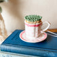 Vintage Tea Cup Matchstick Holder