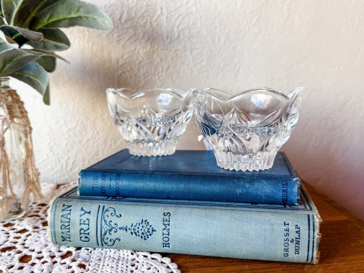 Vintage Candlestick Pair- Tulip Shaped