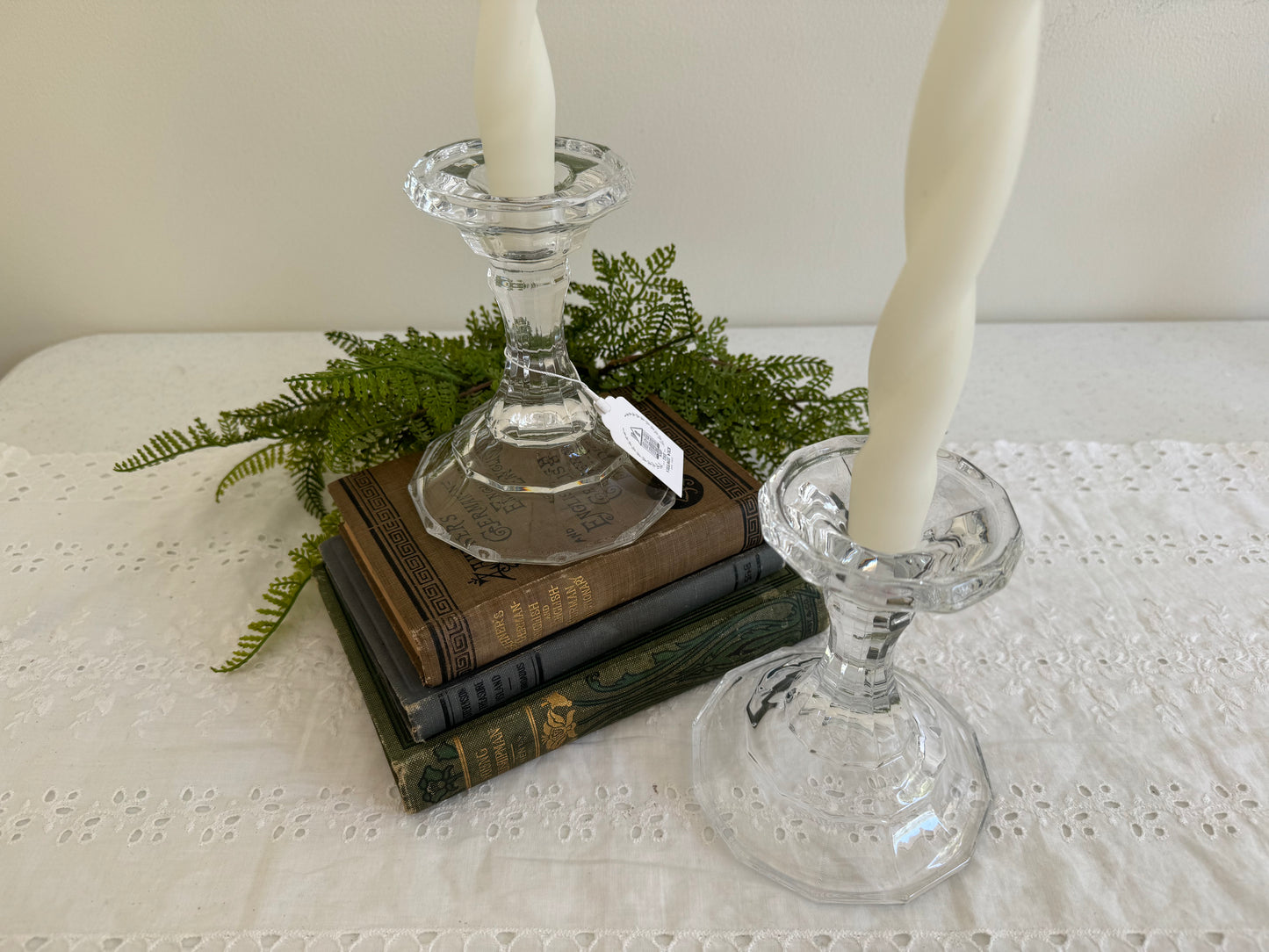 Vintage Candlestick Duo