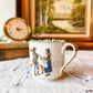 Vintage Demitasse Cup Matchstick Holder