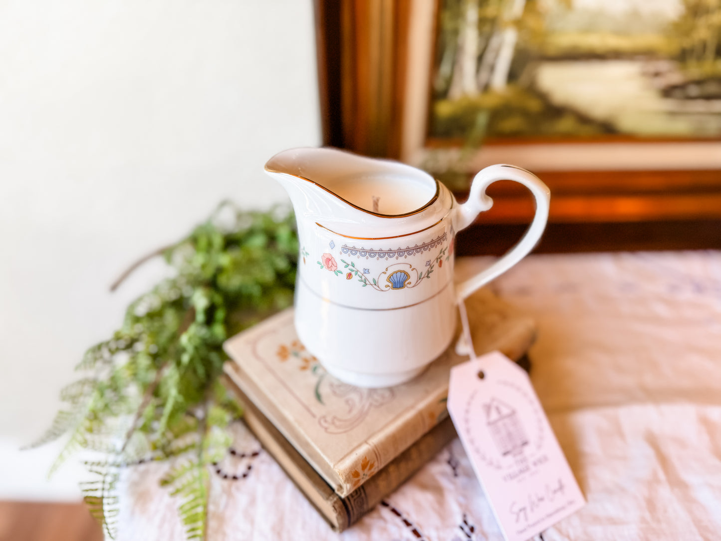 Vintage Creamer Candle - Strolling in Milan