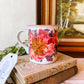 Vintage Mug Candle with Florals - Aloha Paradise