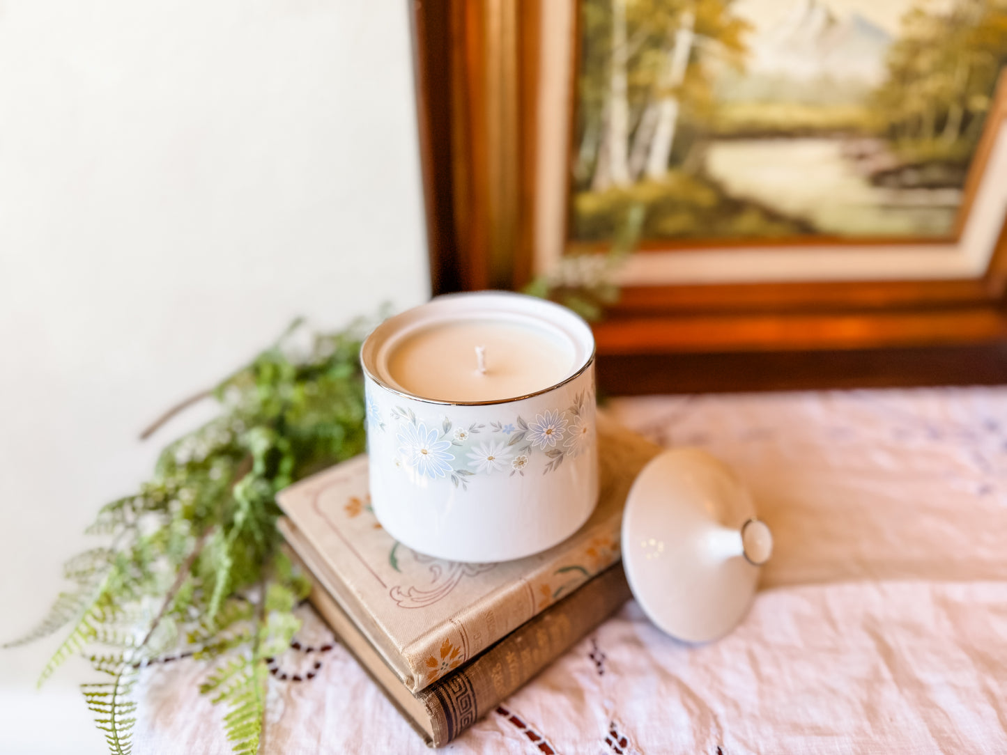 Vintage Sugar Bowl Candle - London Mist