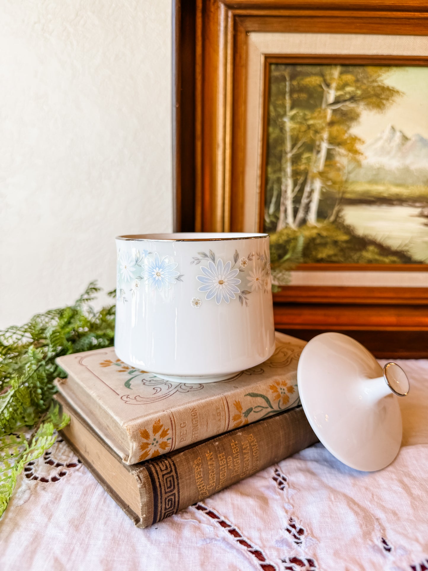 Vintage Sugar Bowl Candle - London Mist