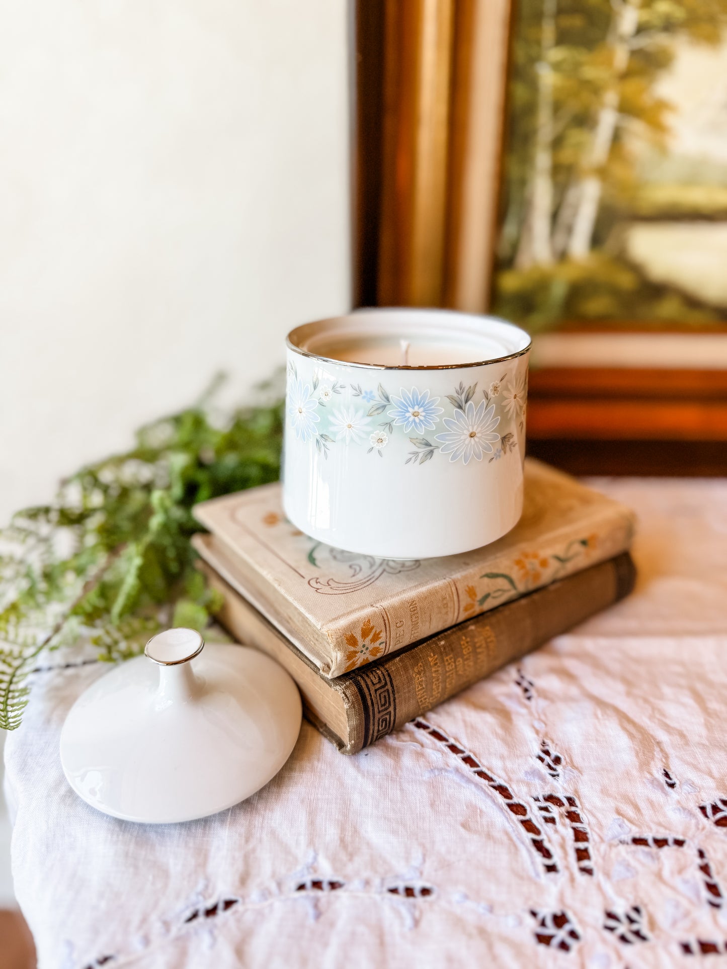 Vintage Sugar Bowl Candle - London Mist