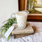 Vintage Glass Creamer Candle - Coffee Shop