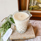 Vintage Glass Creamer Candle - Coffee Shop