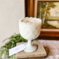 Vintage Milk Glass Candle - Coffee Shop