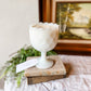 Vintage Milk Glass Candle - Coffee Shop