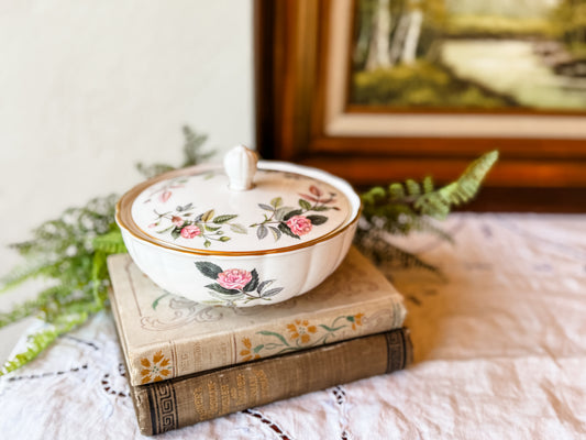 Vintage Wedgwood Trinket Dish Candle - Strolling in Milan