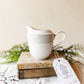 Vintage Creamer Candle with Gold Trim - Nighttime in Venice