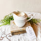 Vintage Creamer Candle with Gold Trim - Nighttime in Venice