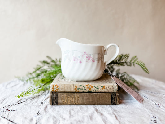 Vintage Creamer Candle with Florals - Aloha Paradise