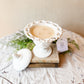 Vintage Milk Glass Candy Dish with Lid - Aloha Paradise