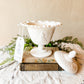 Vintage Milk Glass Candy Dish with Lid - Aloha Paradise