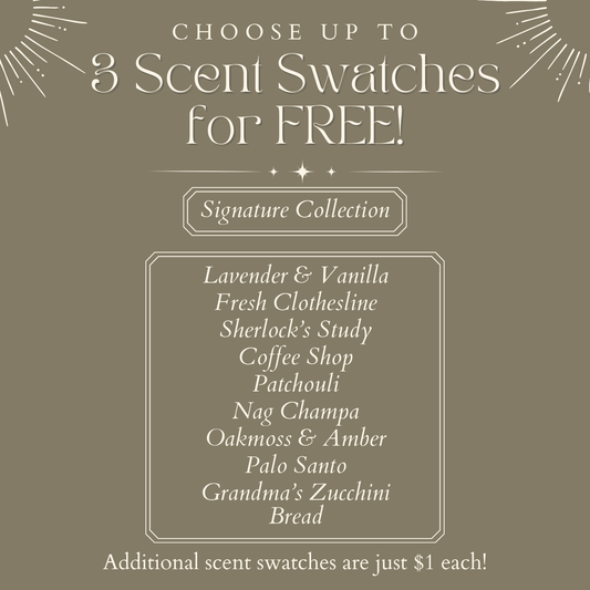 Try Before You Buy – Free Scent Swatches